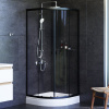 Душевой уголок AM.PM X-Joy Twin Slide W88G-205-080BT64 80x80, профиль черный