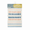 Коврик Fixsen LOTUS 8030W 50х80, розовый,синий,белый,серый