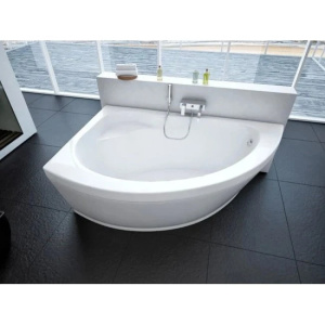 Акриловая ванна Aquatek Аякс 2 170х110 AYK170-0000085 левая, с фронтальным экраном (вклеенный каркас)