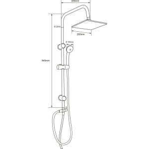 Душевая стойка Aquanet Passion S