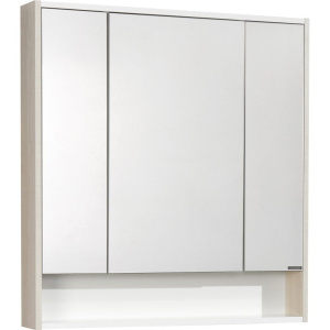 Зеркало-шкаф AQUATON Рико 80 белое, ясень фабрик