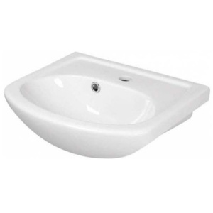 Тумба с раковиной Aquaton Мира 45 1A1044K1MR010 белый глянец