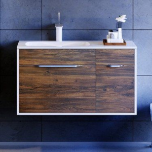 Мебель для ванной Aqwella 5 stars Malaga 90 L крафт темный