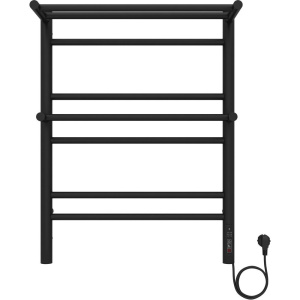 Полотенцесушитель электрический Акватек Альфа П7 50x70 черный муар