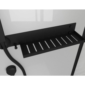 Душевая кабина Ceruttispa Ami AMI120 профиль черный