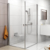 Душевой уголок Ravak Chrome CRV1-90+CRV1-90 Transparent, профиль блестящий