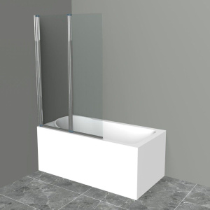 Купить Шторка на ванну BelBagno Uno V-2-100/150-C-Cr стекло прозрачное в Москве с доставкой Шторка на ванну BelBagno Uno V-2-100/150-C-Cr стекло прозрачное
