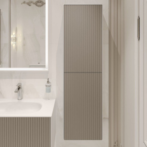 Купить Шкаф-пенал STWORKI Олланд 40, бежево-серый в Москве с доставкой Шкаф-пенал STWORKI Олланд 40, бежево-серый