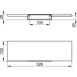 Купить Полка для душа Keuco Aveno 14658510000 белый в Москве с доставкой Полка для душа Keuco Aveno 14658510000 белый