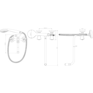 Универсальный смеситель Damixa RedBlu Object 349500000