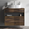 Тумба с раковиной AM.PM Func 80 дуб крафт, со столешницей, раковина M8FWCC20561WG