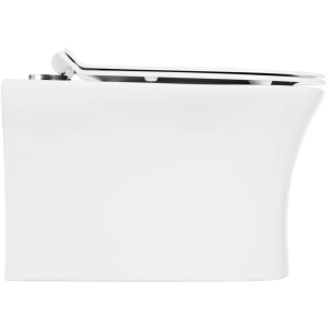 Унитаз подвесной BelBagno Ancona BB1224CHR-SM безободковый, с микролифтом