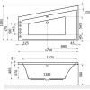 Акриловая ванна Excellent Sfera WAEX.SFL17.ULTRA L 170x100 см, угловая, с гидромассажем, с каркасом, со сливом-переливом, асимметричная