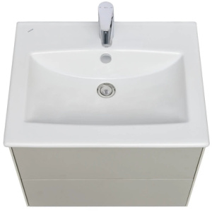 Тумба с раковиной Aquaton Сохо 60 1A2580K1AJ9A0 слэйт, галька серая