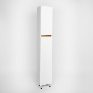 Шкаф-пенал VIANT Мальта белый, дуб вотан