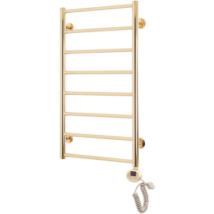 Полотенцесушитель электрический Domoterm Медея П8 40x80, золото, R