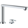 Смеситель для кухни Alveus Norma 1132182 хром, регулировка высоты излива