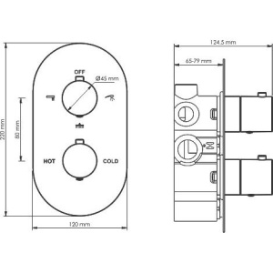 Купить Термостатический смеситель Wasserkraft Elbe 7444 Thermo С ВНУТРЕННЕЙ ЧАСТЬЮ, для ванны с душем в Москве с доставкой Термостатический смеситель Wasserkraft Elbe 7444 Thermo С ВНУТРЕННЕЙ ЧАСТЬЮ, для ванны с душем