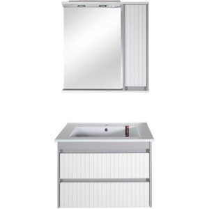 Купить Зеркало ASB-Mebel Мирано 85 слоновая кость, шиншилла серая в Москве с доставкой Зеркало ASB-Mebel Мирано 85 слоновая кость, шиншилла серая