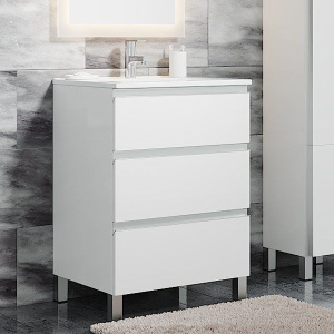 Купить Мебель для ванной Sanvit Авеню 3 60, белая в Москве с доставкой Мебель для ванной Sanvit Авеню 3 60, белая