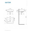 Раковина мебельная Santek Нео 40 1.WH30.2.183 белая