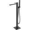 Напольный смеситель для ванны с душем BelBagno Luce FMT NERO С ВНУТРЕННЕЙ ЧАСТЬЮ