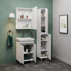 Мебель для ванной Onika Милтон Квадро 55 напольная, белая