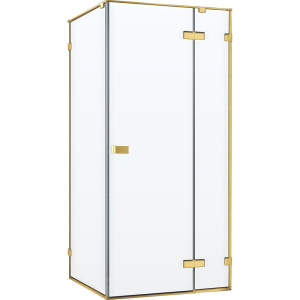 Душевой уголок Cezares Bellagio BELLAGIO-A-1-100-C-BORO 100х100, брашированное золото