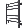 Полотенцесушитель электрический Terminus Ватикан П6 450x600, матовый чёрный