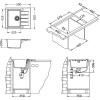 Мойка кухонная Alveus Cadit Granital 10 concrete