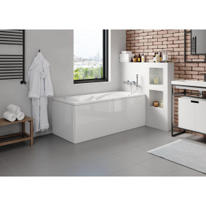 Акриловая ванна Vagnerplast Kleopatra 160x70 см, с каркасом, ультрабелая