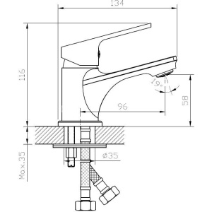 Смеситель для раковины ESKO Saint-Petersburg SPb 26