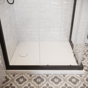 Купить Поддон для душа STWORKI Эстерсунд 100x80, с сифоном в Москве с доставкой Поддон для душа STWORKI Эстерсунд 100x80, с сифоном