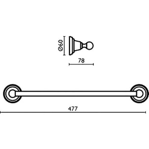Полотенцедержатель Bagno & Associati Canova CA21192