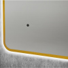 Зеркало Art&Max Siena S 60х100 золото, с LED-подсветкой, 6000К