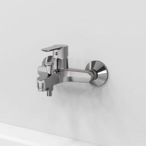 Купить Смеситель для ванны с душем Laparet Simona N3033202LPT хром в Москве с доставкой Смеситель для ванны с душем Laparet Simona N3033202LPT хром