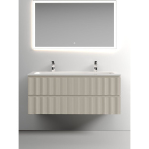 Купить Мебель для ванной Sancos Snob T 120 см, beige soft, раковина CN7016 в Москве с доставкой Мебель для ванной Sancos Snob T 120 см, beige soft, раковина CN7016