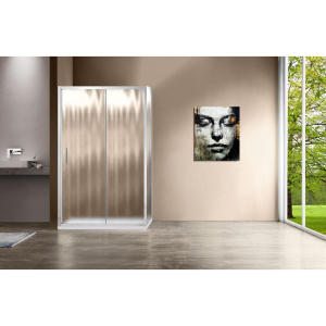 Душевой уголок Vincea Garda VSR-1G1016CH 160x100 см, профиль хром, стекло шиншилла