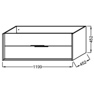 Тумба под раковину Jacob Delafon Vivienne 120 EB1669-J5-J5 белая
