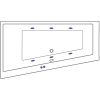 Акриловая ванна Excellent Sfera WAEX.SFL17.SOFT L 170x100 см, угловая, с гидромассажем, с каркасом, со сливом-переливом, асимметричная