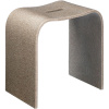 Табурет Geralis T-S-V с вырезом, бежевый Табурет Geralis T-S-V с вырезом, бежевый