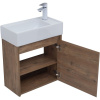 Тумба с раковиной Aquanet Nova Lite 50 дуб рустикальный