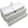 Мебель для ванной BelBagno Albano 120 подвесная, rovere vintage bianco, белая глянцевая раковина