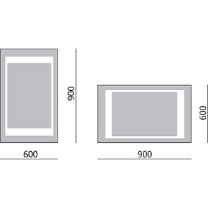 Зеркало Sanvit Дорадо 90