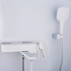 Смеситель для ванны с душем Gappo G17-8 G3217-8 белый, хром