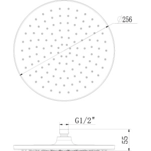 Верхний душ Lemark LM8132C