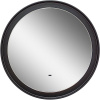 Зеркало круглое Art&Max Napoli 80 черное