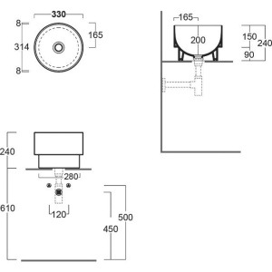 Раковина Simas Po.Mo PO 03