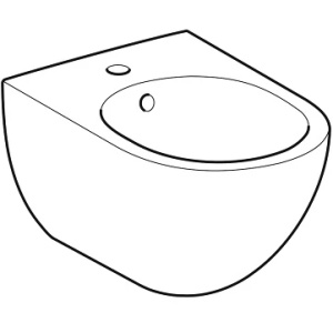 Биде подвесное Geberit Acanto 500.601.01.2