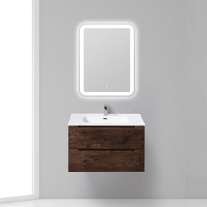 Тумба с раковиной BelBagno Etna 80 rovere moro